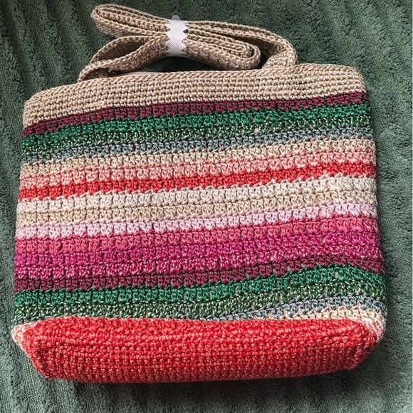 The Sak Multicolor Riviera Crocheted Tote - Picture 2 of 15